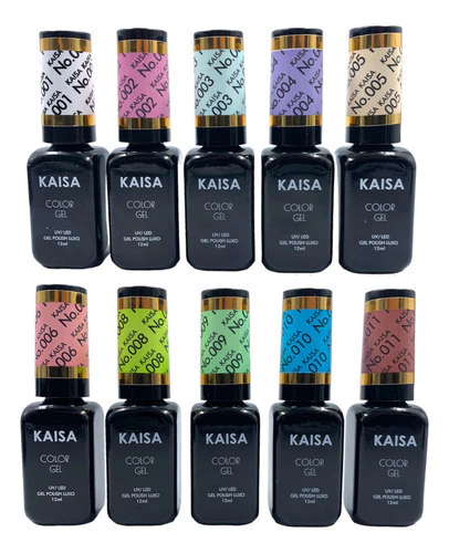 Esmalte Em Gel Color Polish Luxo Led/uv Kaisa