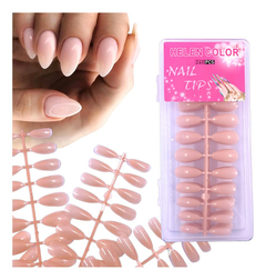 Caixa De Unhas Postiça Nail Tips Helen Color 240un Almond