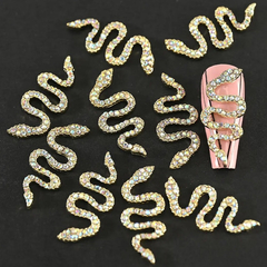 Imagem do Kit Decoração Charms 3d Serpente C/6 Dafu - Encapsulamento