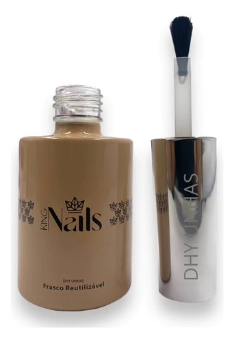 Frasco Eco Reutilizável Para Preparadores King Nails 15ml
