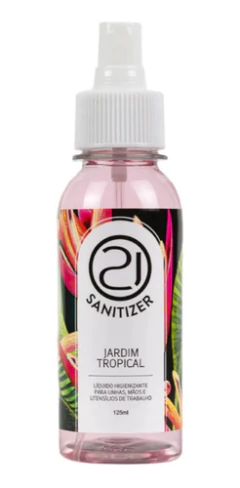 Sanitizer Prep Higienizador 125ml Linha Completa Nails 21