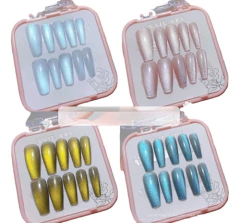 Cx De Unhas Postiças Realista Efeito Olho De Gato Magnético - comprar online