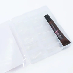 Caixa De Unhas Postiça Tips + Cola Real Love 120un Almond - comprar online