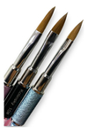 Pincel Natural Kolinsky N°10 Unhas Em Acrílico Profissional