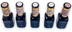 Esmaltes Da Kaisa 12ml Cores De Luxo Kit Com 5un - Led/uv - comprar online