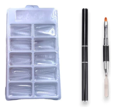 Kit Pincel Com Espátula + Molde F1