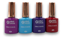 Kit Com 4un De Esmaltes Em Gel Da Girls Fatale - 9g