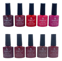 Imagem do Esmalte Em Gel Dafu Kit 12un Coleção Vermelhos 8ml Original