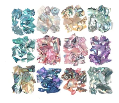 Coleção Madre Pérolas Mescla Decoração De Unhas Resina - loja online