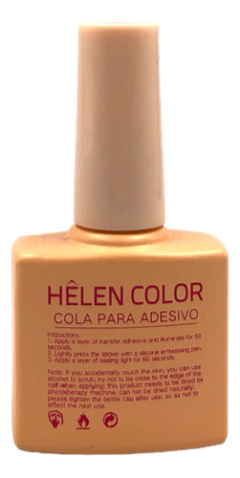 Cola Nail Foil Gel 15ml Secar Na Cabine Led Uv- Helen Color na internet