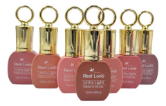 Esmalte Em Gel Real Love Anel Lnha Light 10ml Nude E Marrom - comprar online