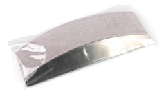 Kit Base Inox + Refil Lixa Bumerangue Não Dobra Autocolante - Dhy Unhas