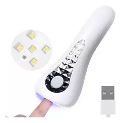 Mini Cabine Led Uv Portátil Secagem Unhas Gel Recarregável - Dhy Unhas