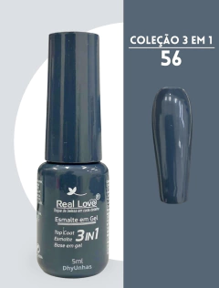 Esmalte Em Gel Real Love 3 em 1 - Dhy Unhas
