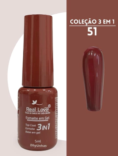 Esmalte Em Gel Real Love 3 em 1