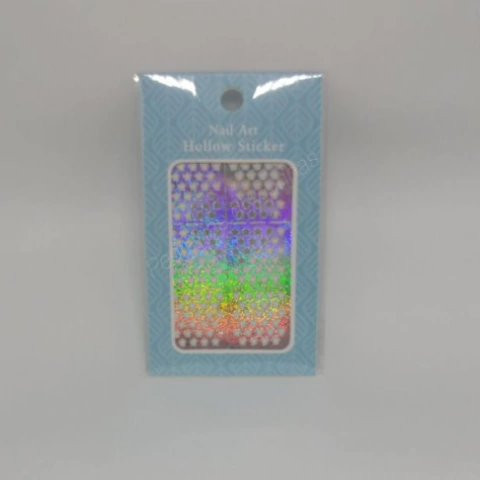 Cartela de stencil vazado