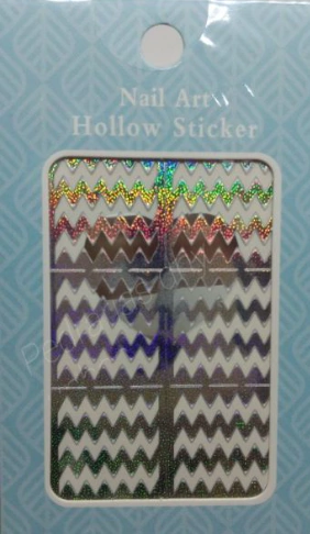 Cartela de stencil vazado