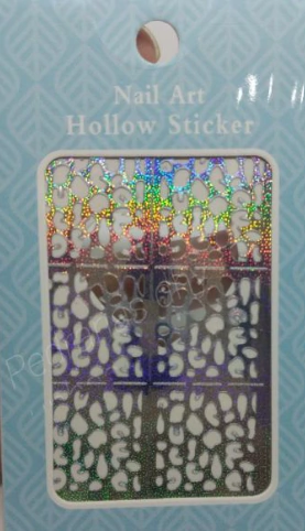 Cartela de stencil vazado