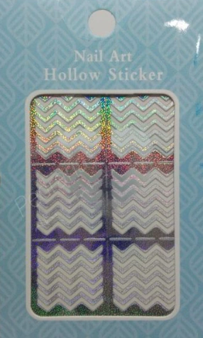 Cartela de stencil vazado