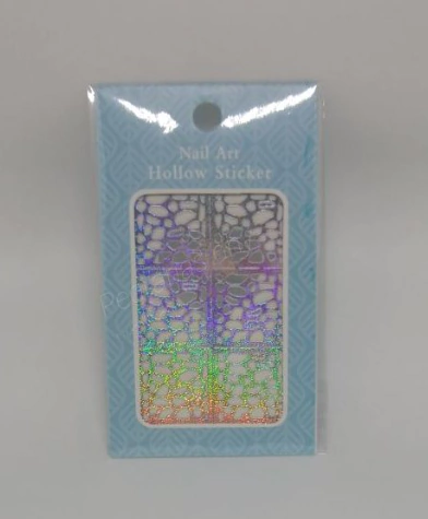 Cartela de stencil vazado