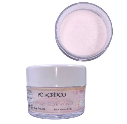 Pó Peony Silver Victoria Nails 15g