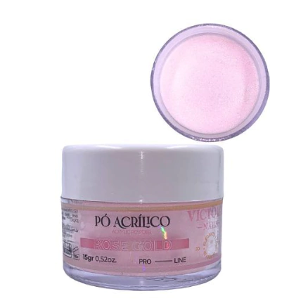 Pó Rose Gold Victoria Nails 15g