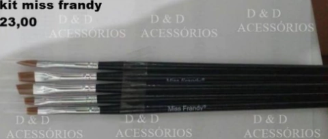 Kit de Pincéis para Unhas Artísticas