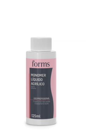 Liquido Acrílico Monomer Forms 125ml
