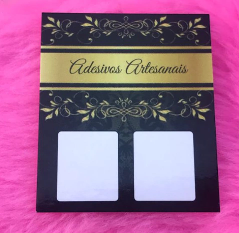 50 Cartelas Para Adesivos