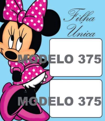 1.000 Cartelas para Adesivos