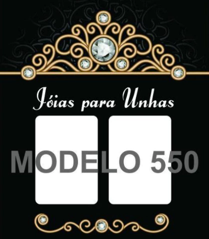 100 Cartelas Para Adesivos