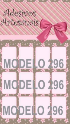100 Cartelas Para Adesivo