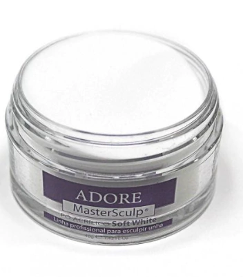 MasterSculp Pó Acrílico Soft White Adore 40g