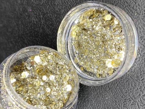 Pote Glitter Flocos Grandes