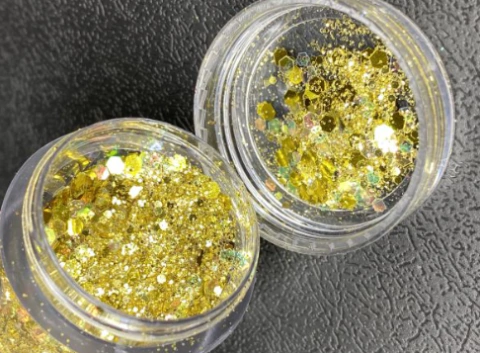 Pote Glitter Flocos Grandes