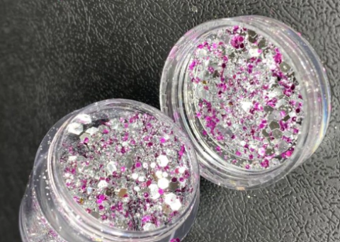 Pote Glitter Flocos Grandes