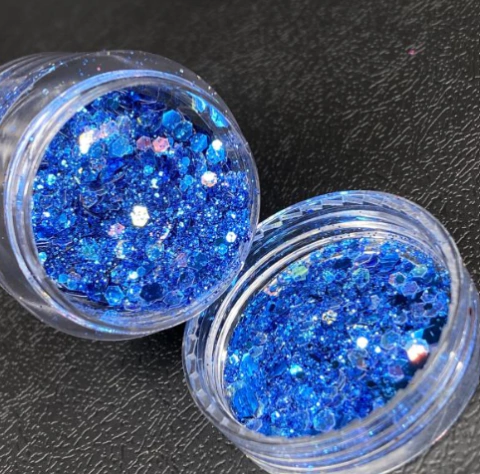 Pote Glitter Flocos Grandes
