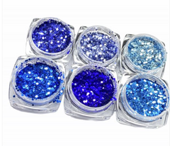 Coleção Azuis Fantásticos Flocos Mix