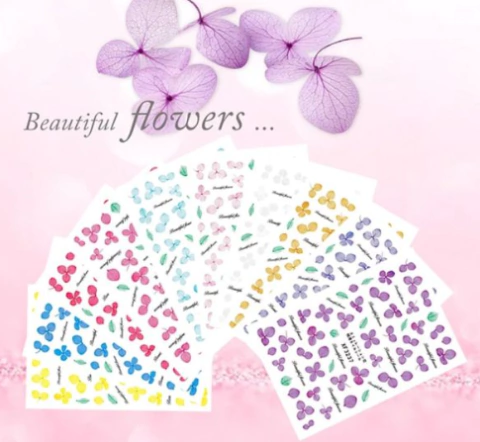 Adesivos 3d Flores Secas