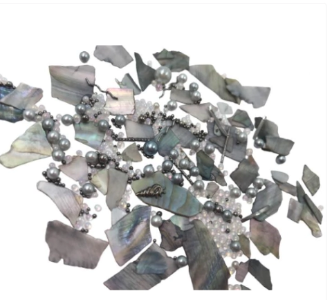 Madrepérola Com Fundo do Mar