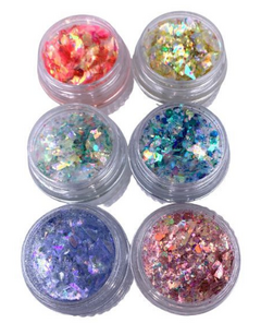 Kit c/6 Glitter Flake Dafu