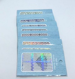 Kit de Estêncil/Stencil para Nail Art - 12 peças