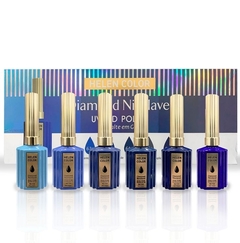 Caixa De Esmaltes Azul Nivelável Luxo Helen Color - comprar online
