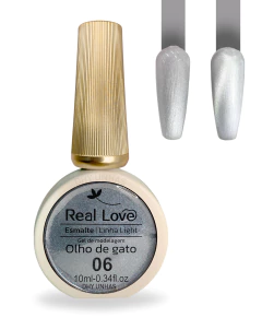 Imagem do Esmalte Em Gel Refletivo Glitter Olho De Gato 10ml Real Love