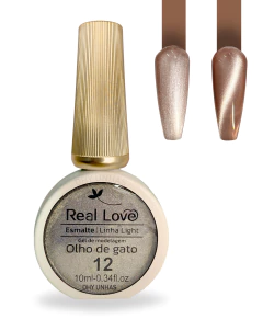 Imagem do Esmalte Em Gel Refletivo Glitter Olho De Gato 10ml Real Love