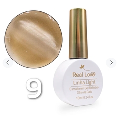 Esmalte Em Gel Refletivo Glitter Olho De Gato 10ml Real Love - loja online