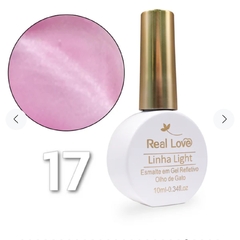 Esmalte Em Gel Refletivo Glitter Olho De Gato 10ml Real Love