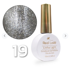 Esmalte Em Gel Refletivo Glitter Olho De Gato 10ml Real Love na internet