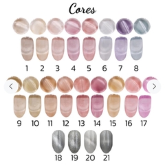 Imagem do Esmalte Em Gel Refletivo Glitter Olho De Gato 10ml Real Love
