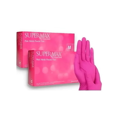 Imagem do Caixa De Luva Super Max Pink Premium Nitrilica